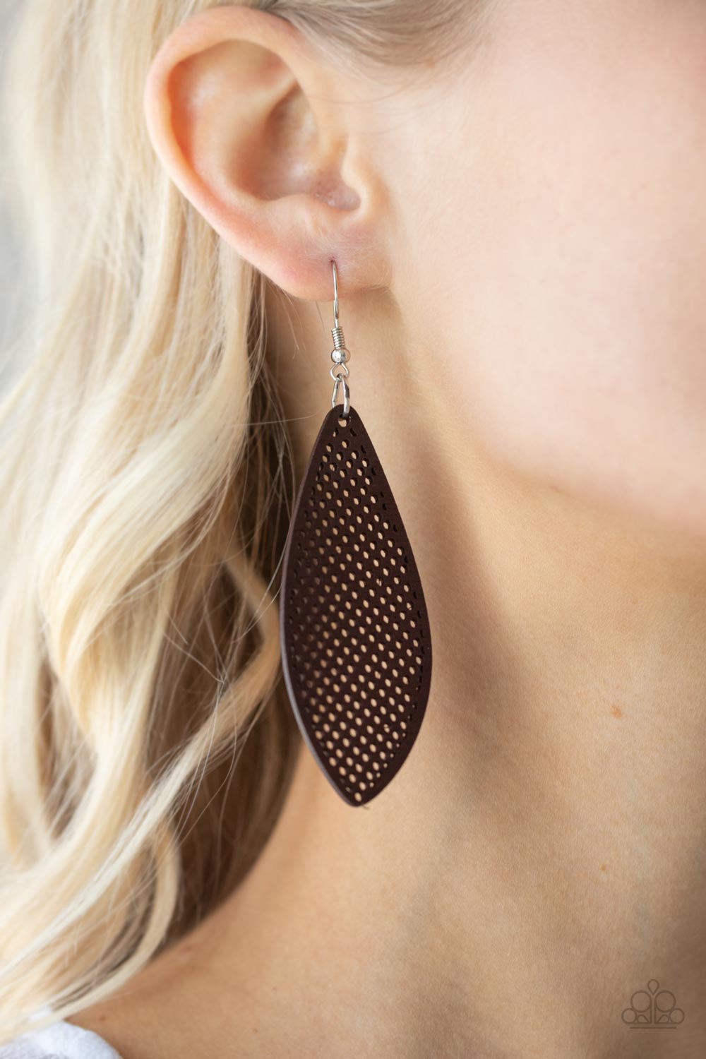 Paparazzi Accessories: Surf Scene - Brown Earring