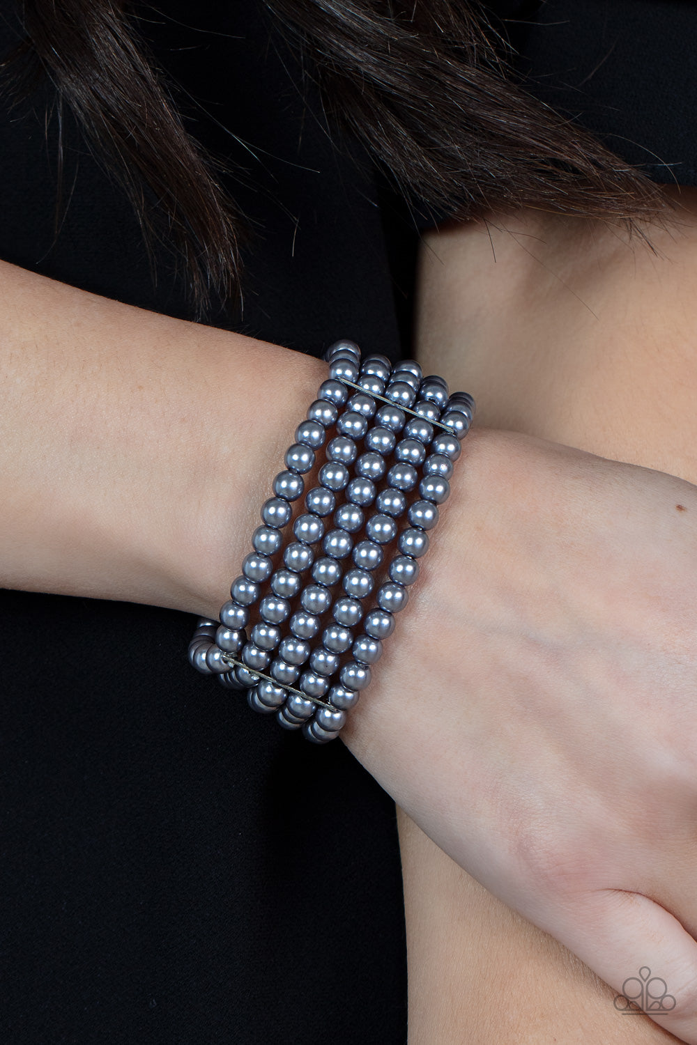 Paparazzi Accessories: A Pearly Affair - Silver Bracelet