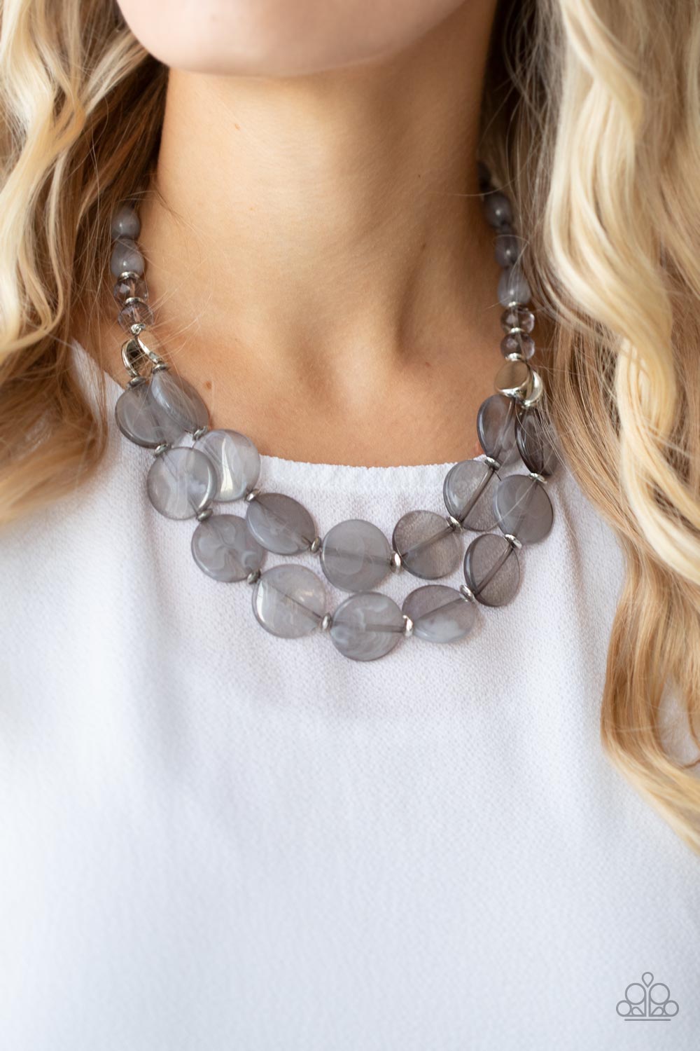 Paparazzi Accessories: Beach Day Demure - Silver Necklace