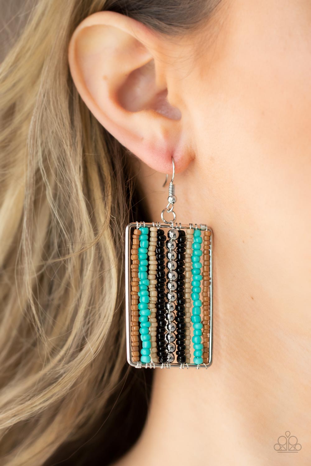 Paparazzi Accessories: Beadwork Wonder - Black Earring