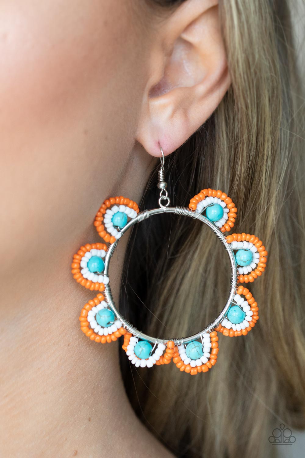 Paparazzi Accessories: Groovy Gardens - Blue Earring