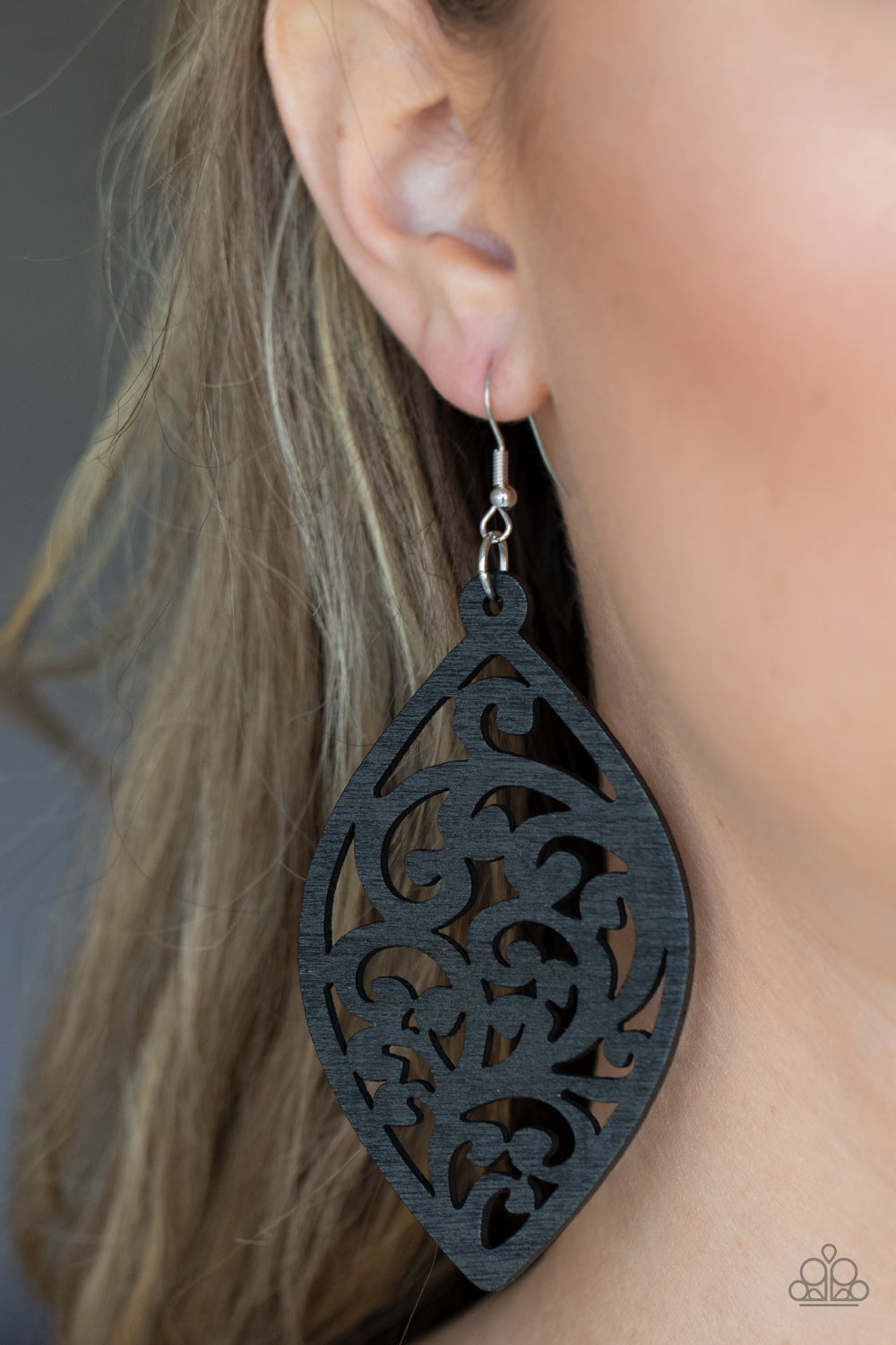 Paparazzi Accessories: Coral Garden - Black Earring