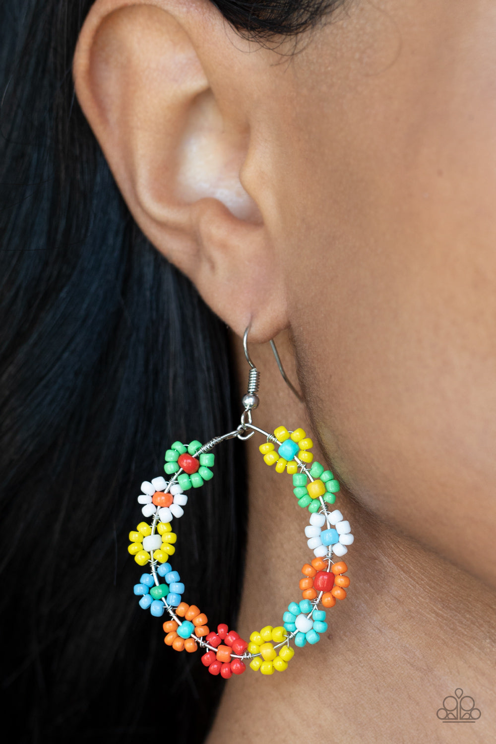 Paparazzi Accessories: Festively Flower Child - Multi Earring