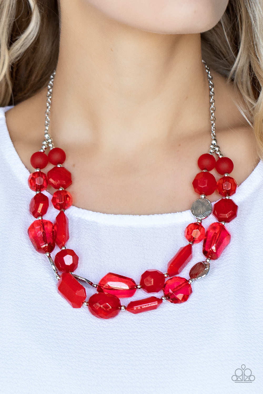 Paparazzi Accessories: Oceanic Opulence - Red Necklace