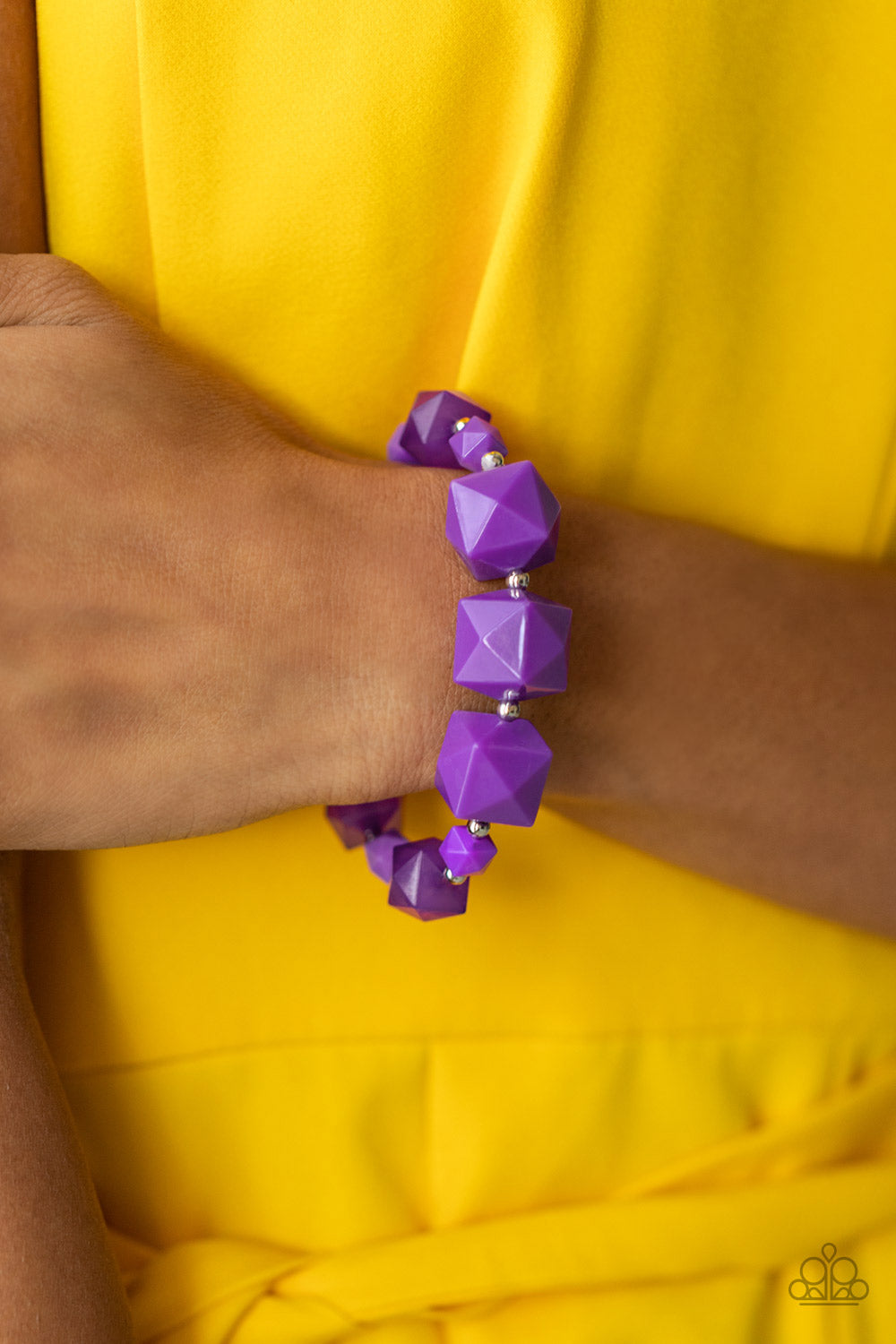 Paparazzi Accessories: Trendsetting Tourist - Purple Bracelet