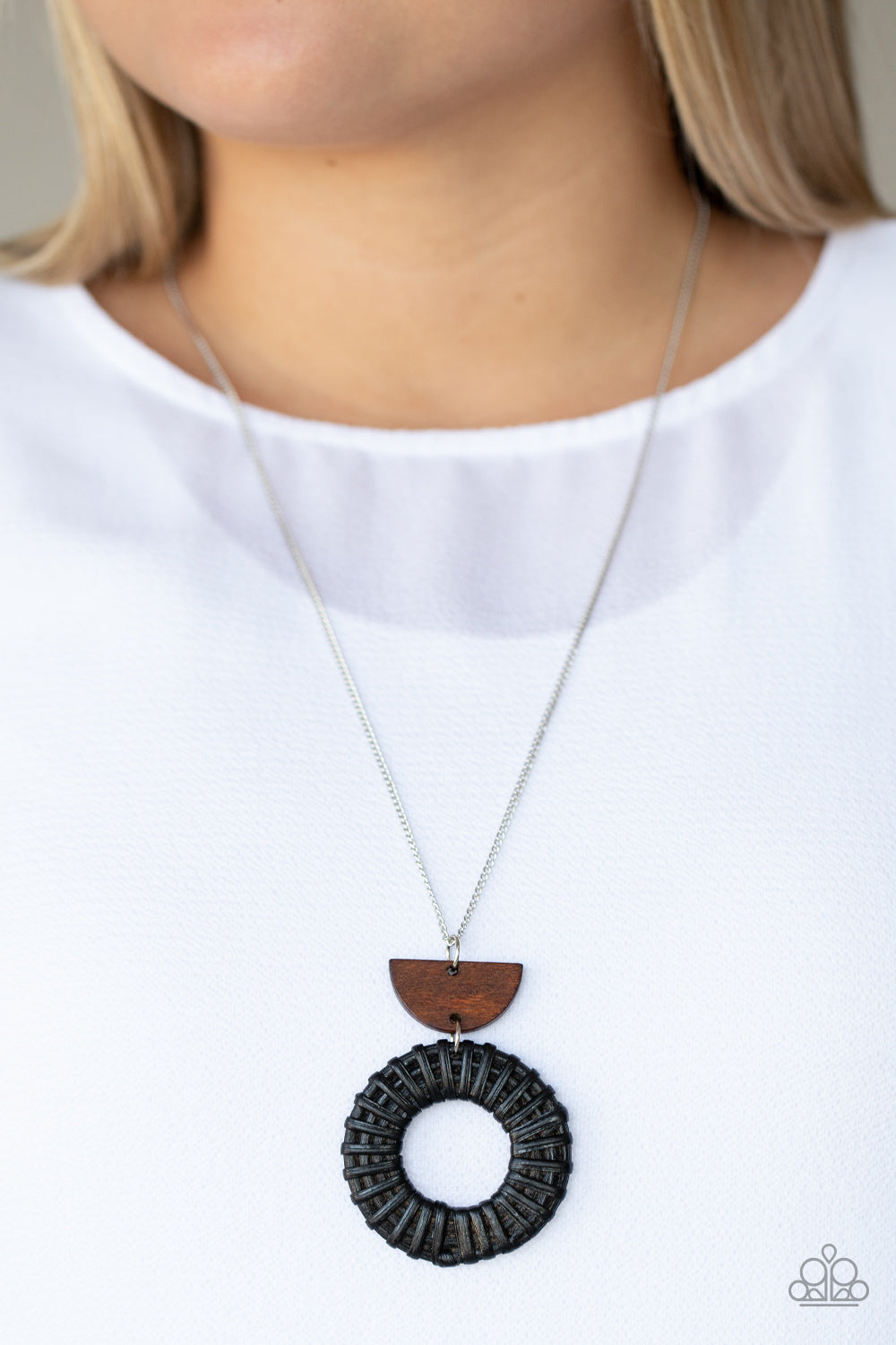 Paparazzi Accessories: Homespun Stylist - Black Necklace