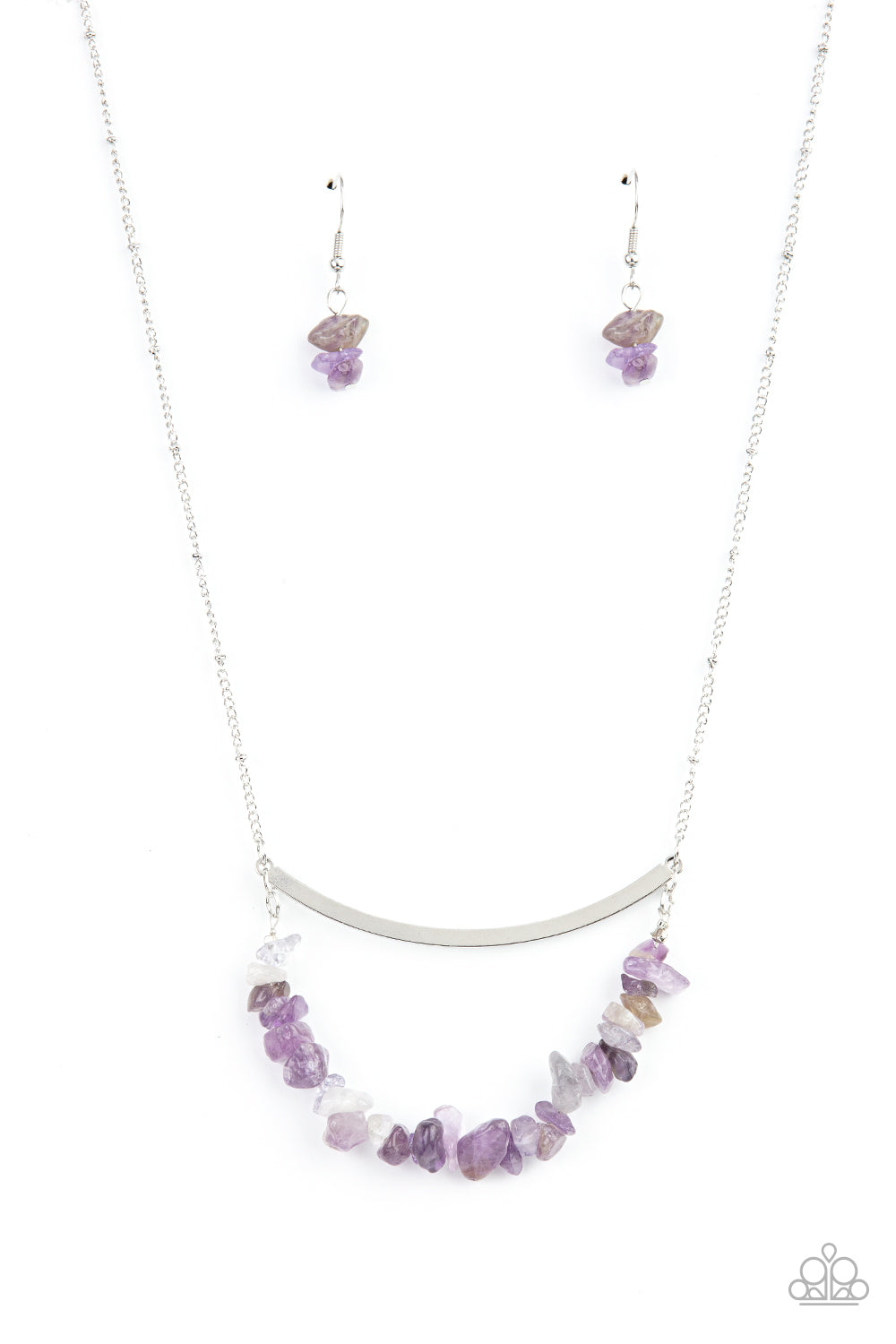 Paparazzi Accessories: Pebble Prana - Purple Necklace