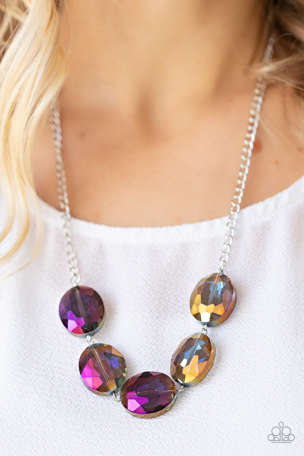 Paparazzi Accessories: Cosmic Closeup - Purple Necklace