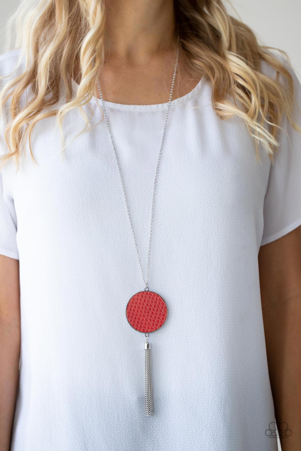 Paparazzi Accessories: Wondrously Woven - Red Necklace