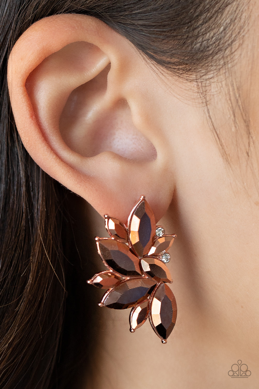 Paparazzi Accessories: Instant Iridescence - Copper Earring
