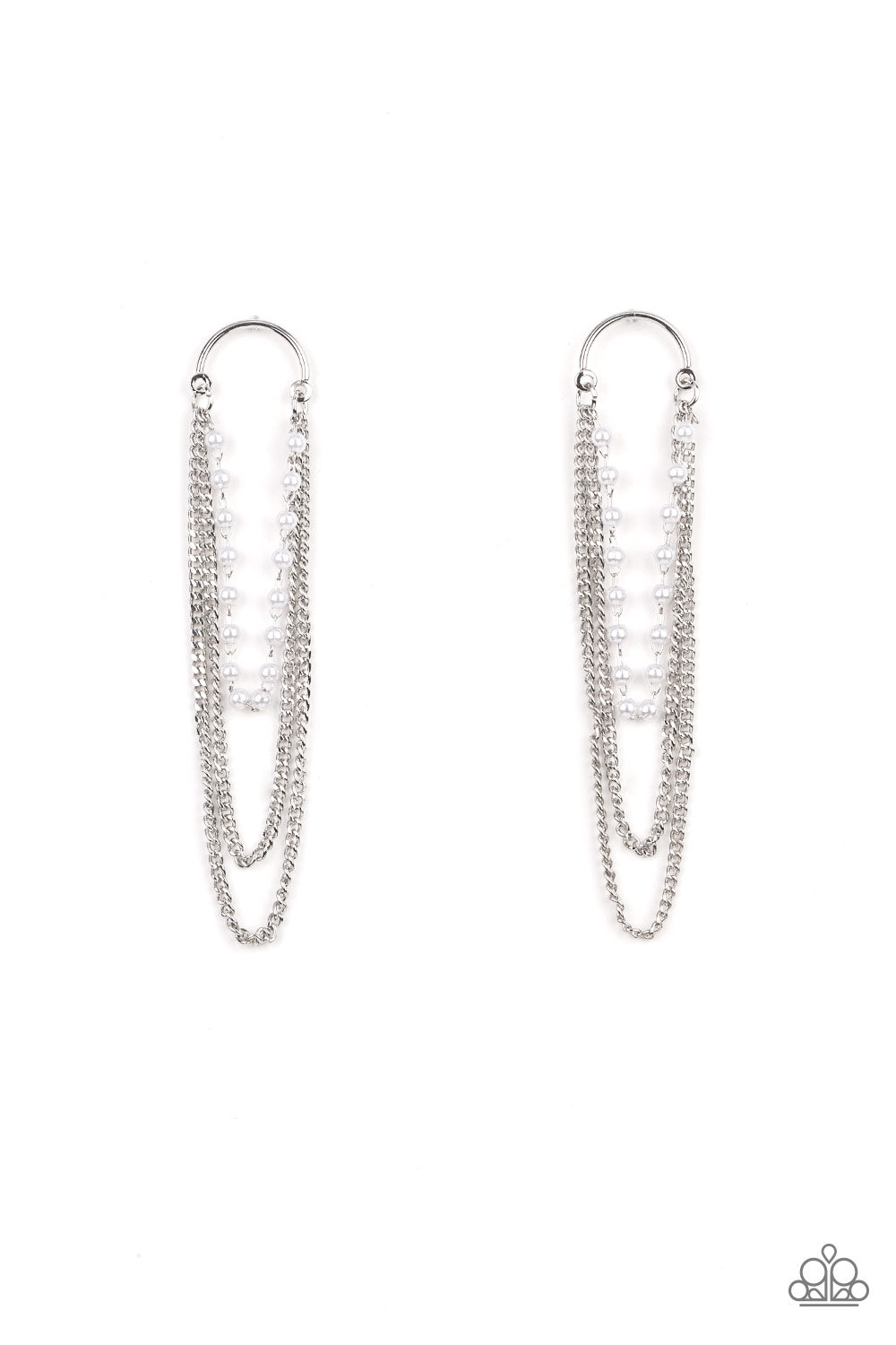 Paparazzi Accessories: Vintage VIP - White Earring
