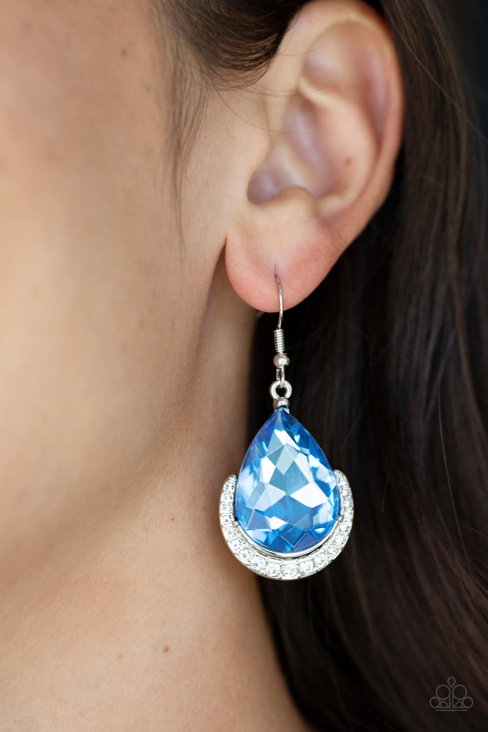 Paparazzi Accessories: Mega Marvelous - Blue Earring