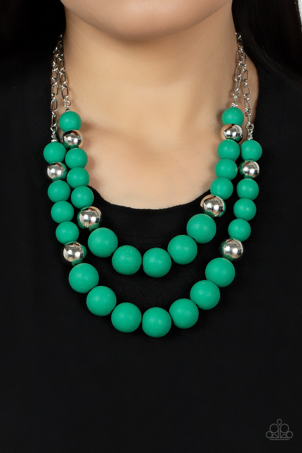 Paparazzi Accessories: Vivid Vanity - Green Necklace