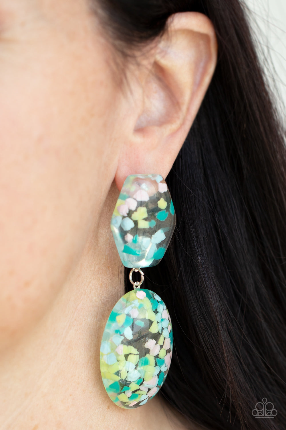 Paparazzi Accessories: Flaky Fashion - Multi Earring