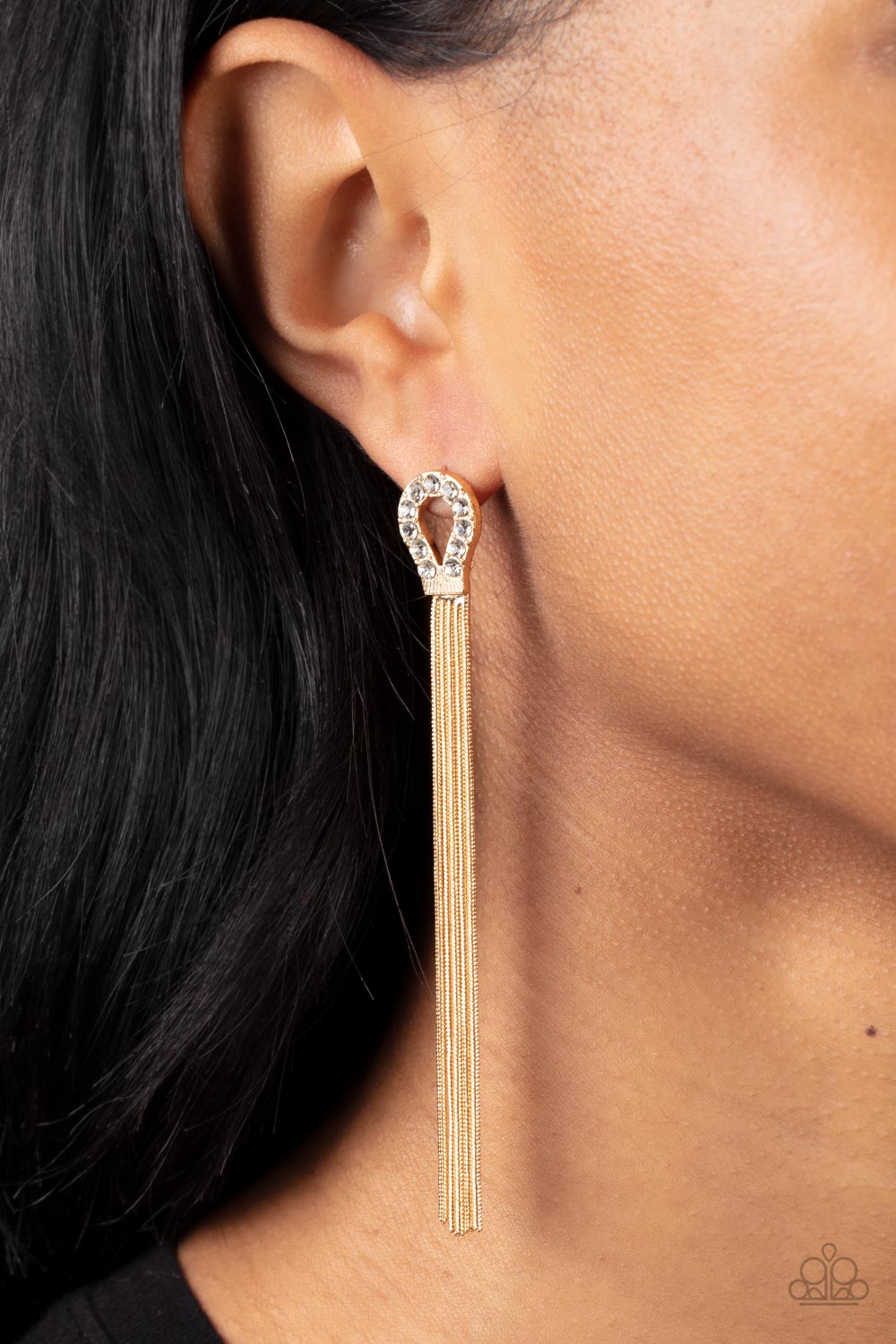 Paparazzi Accessories: Dallas Debutante - Gold Earring
