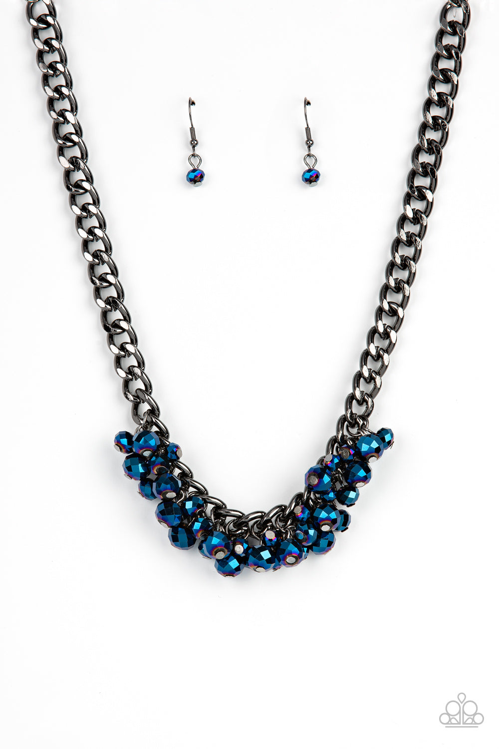 Paparazzi Accessories: Galactic Knockout - Blue Necklace