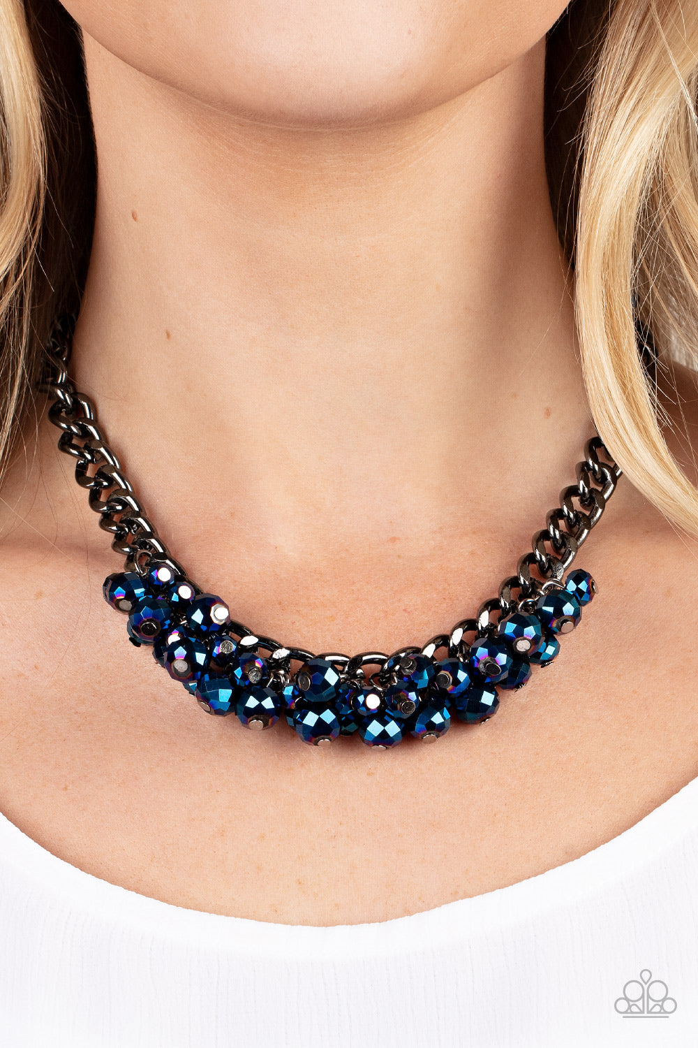 Paparazzi Accessories: Galactic Knockout - Blue Necklace
