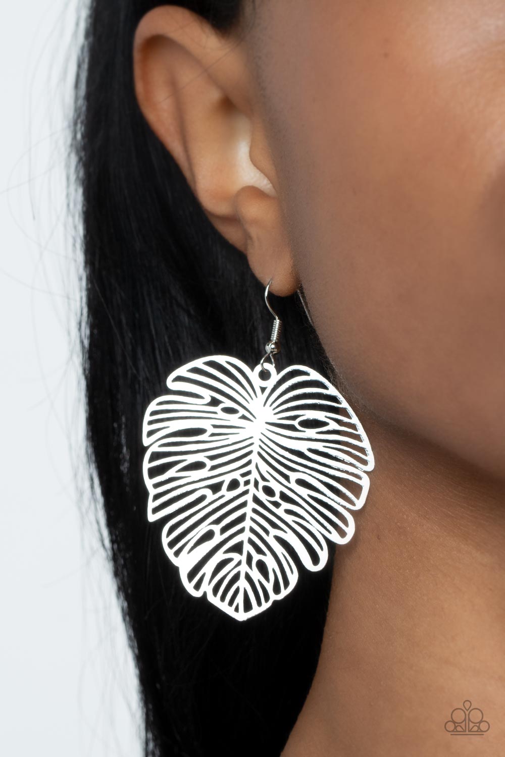 Paparazzi Accessories: Palm Palmistry - Silver Earring