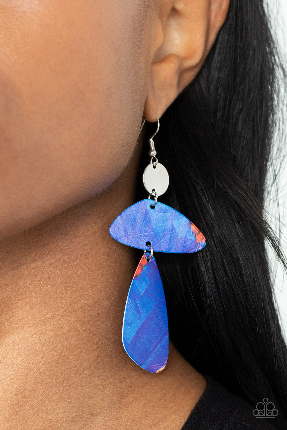 Paparazzi Accessories: SWATCH Me Now - Blue Earring
