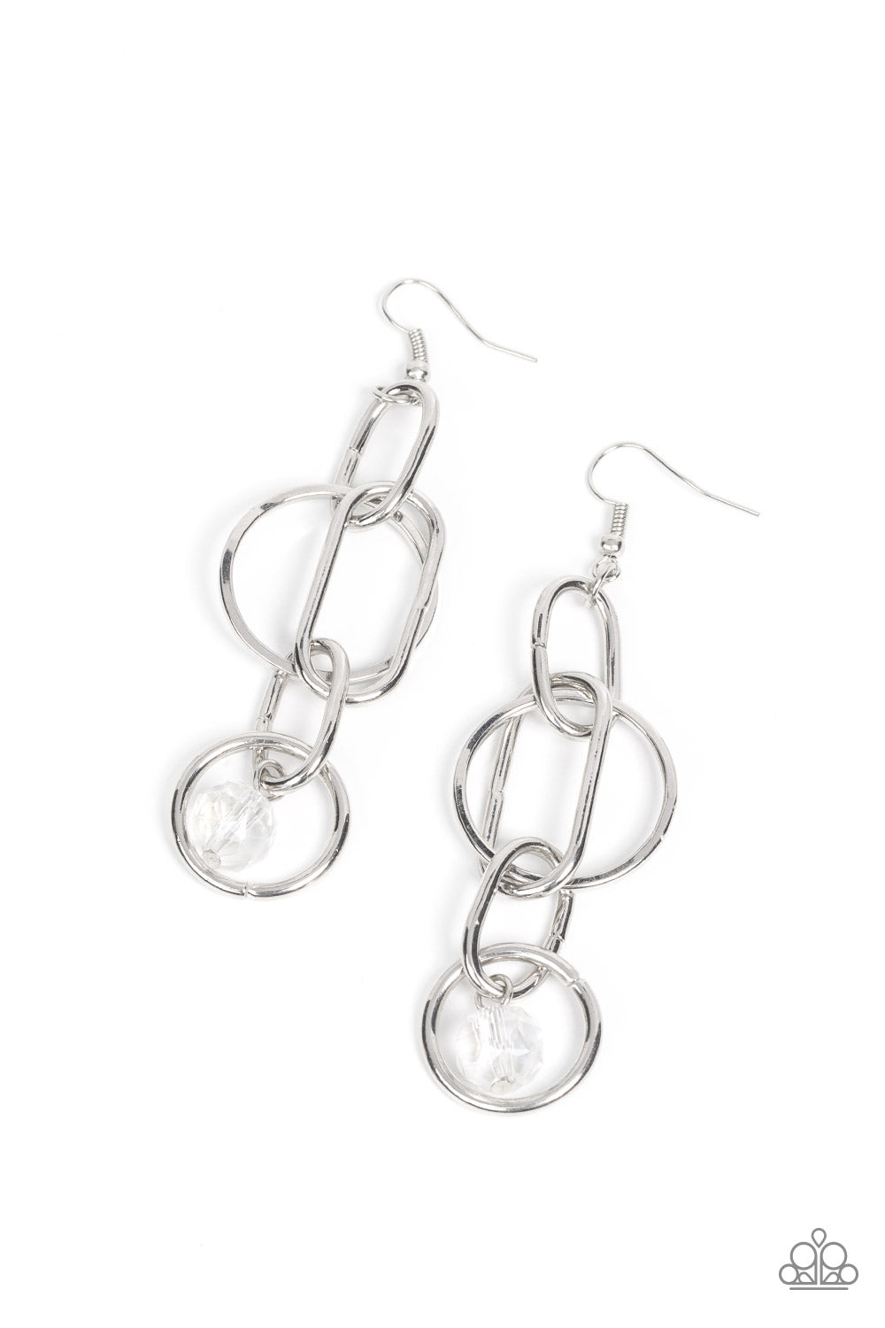 Paparazzi Accessories: Park Avenue Princess - White Earring