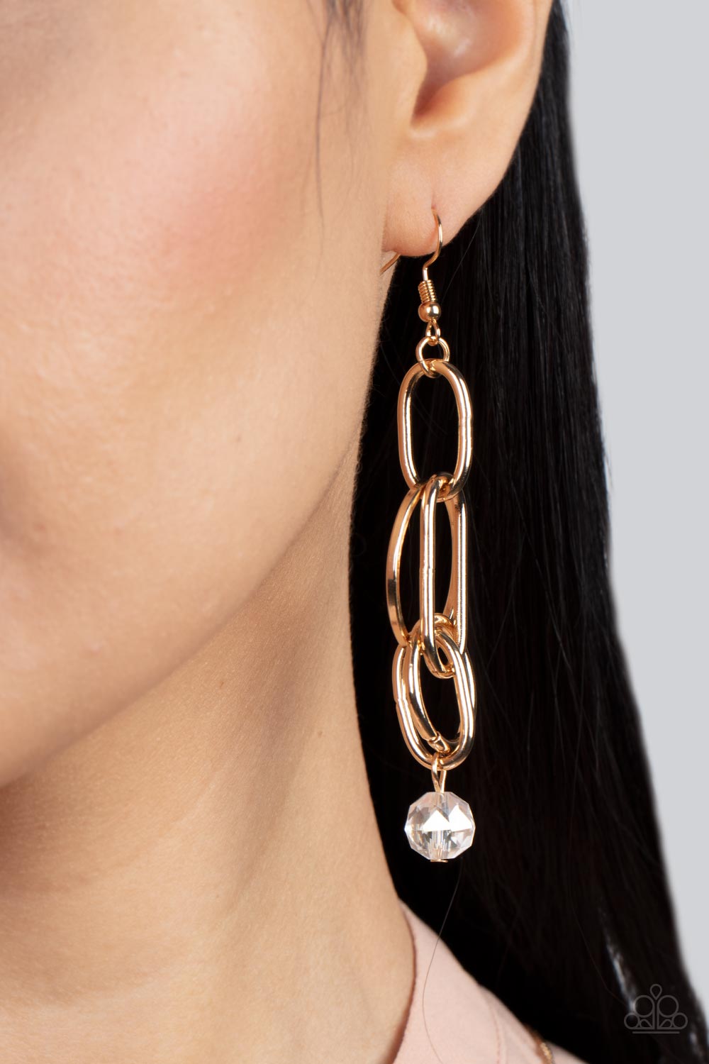 Paparazzi Accessories:Park Avenue Princess - Gold Earring