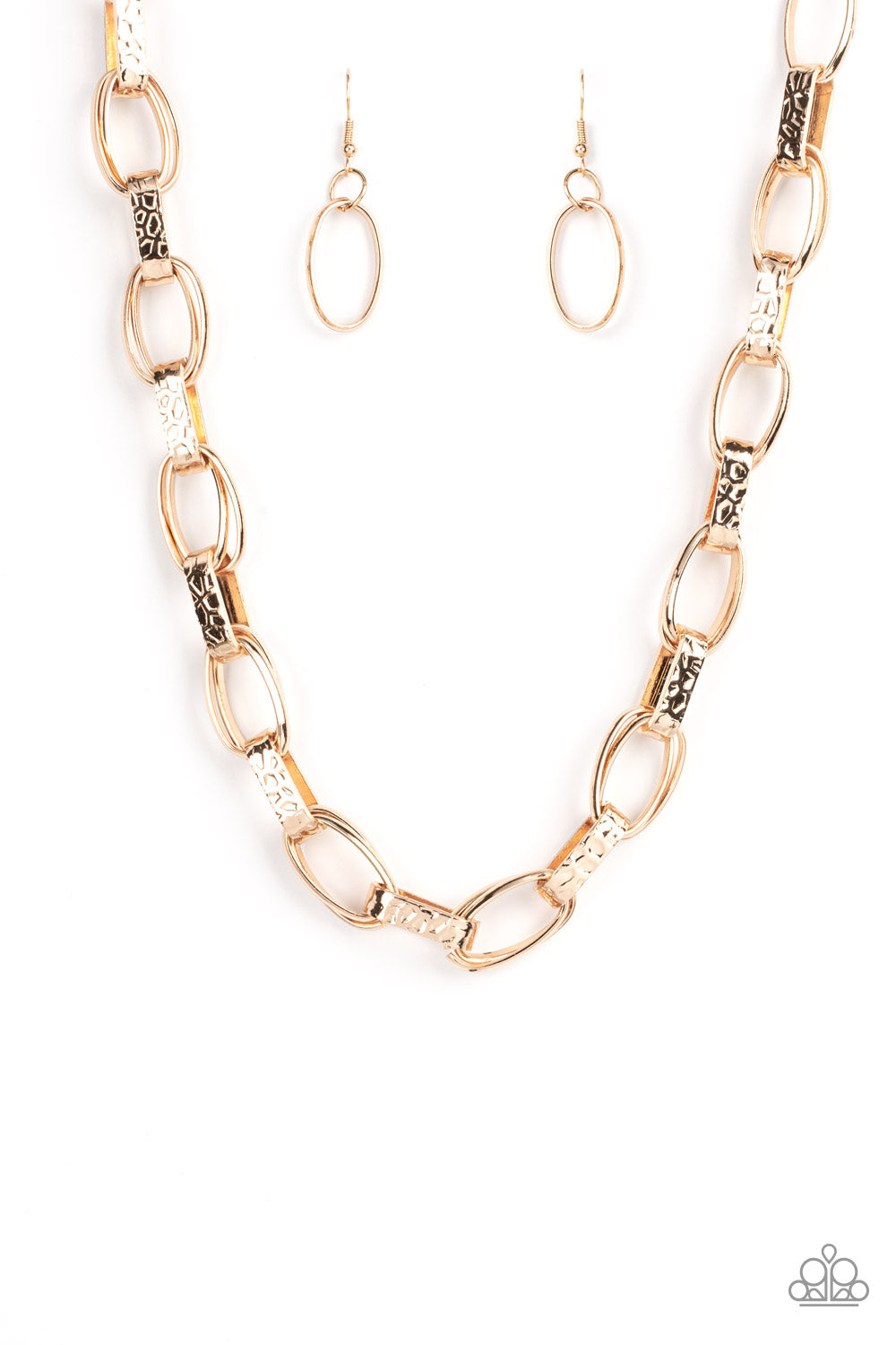 Paparazzi Accessories: Motley In Motion - Gold Necklace