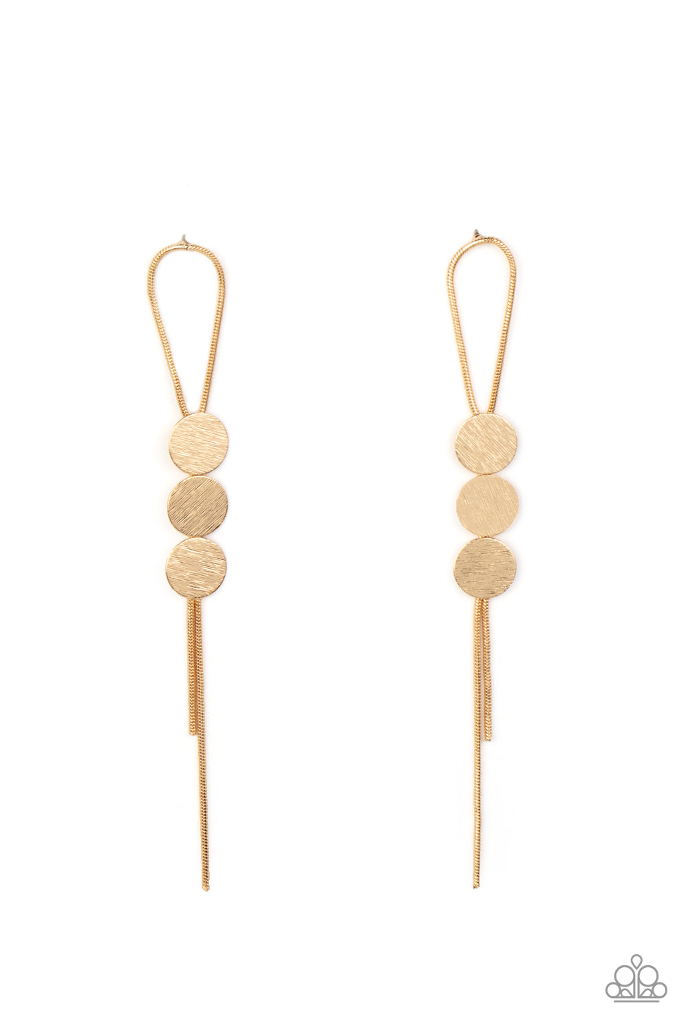 Paparazzi Accessories: Bolo Beam - Gold Earring