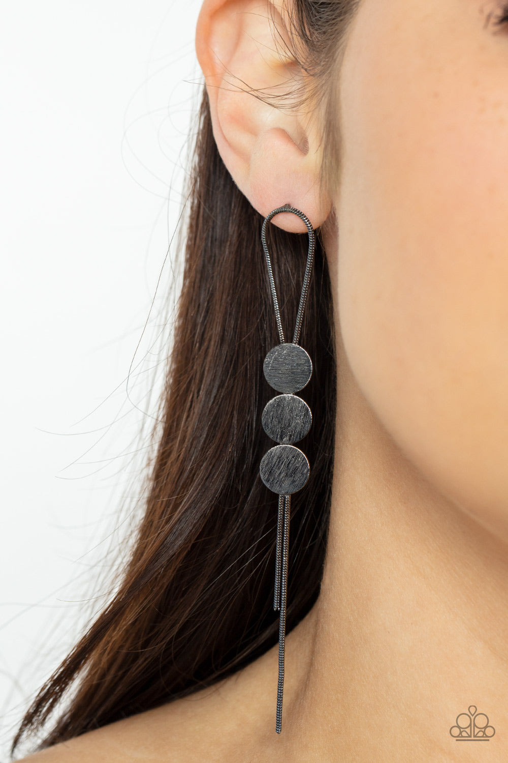 Paparazzi Accessories: Bolo Beam - Black Earring