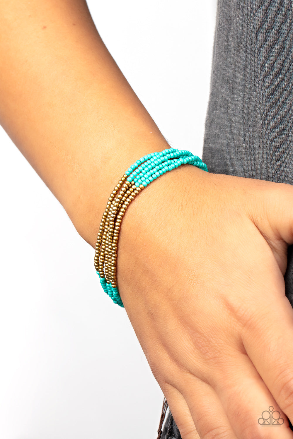 Paparazzi Accessories: BEAD Bold - Blue Bracelet