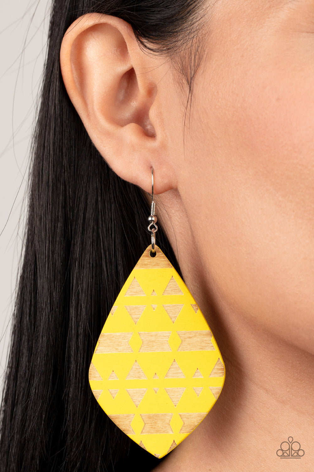 Paparazzi Accessories: Zimbabwe Zoo - Yellow Earring