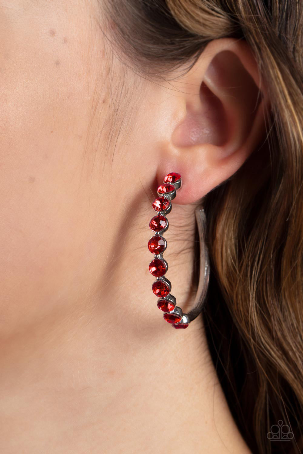 Paparazzi Accessories: Photo Finish - Red Earring
