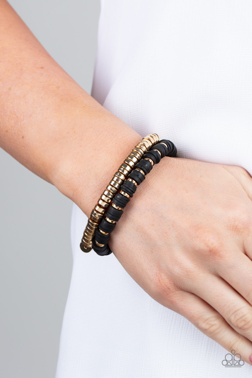 Paparazzi Accessories: Catalina Marina - Black Bracelet