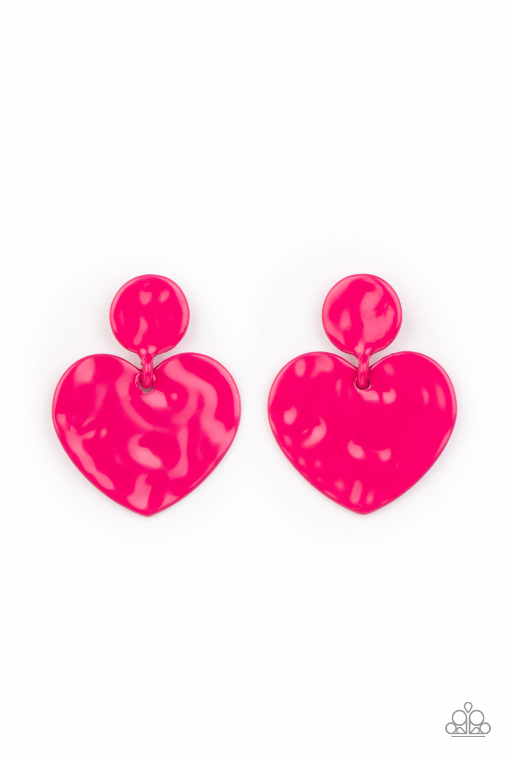 Paparazzi Accessories: Just a Little Crush - Pink Earring