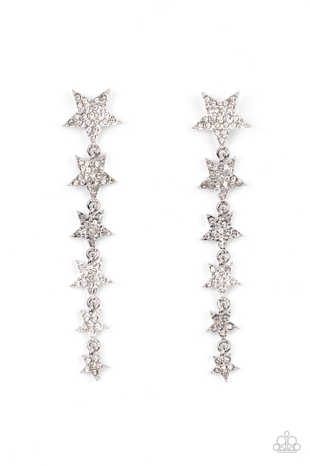 Paparazzi Accessories: Americana Attitude - White Earring