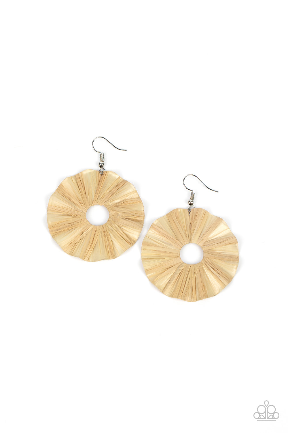 Paparazzi Accessories: Fan the Breeze - Brown Earring