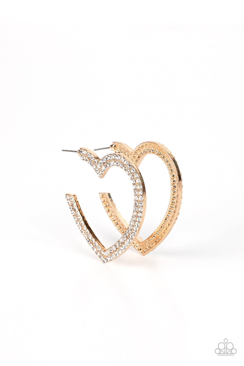 Paparazzi Accessories: AMORE to Love - Gold Earring