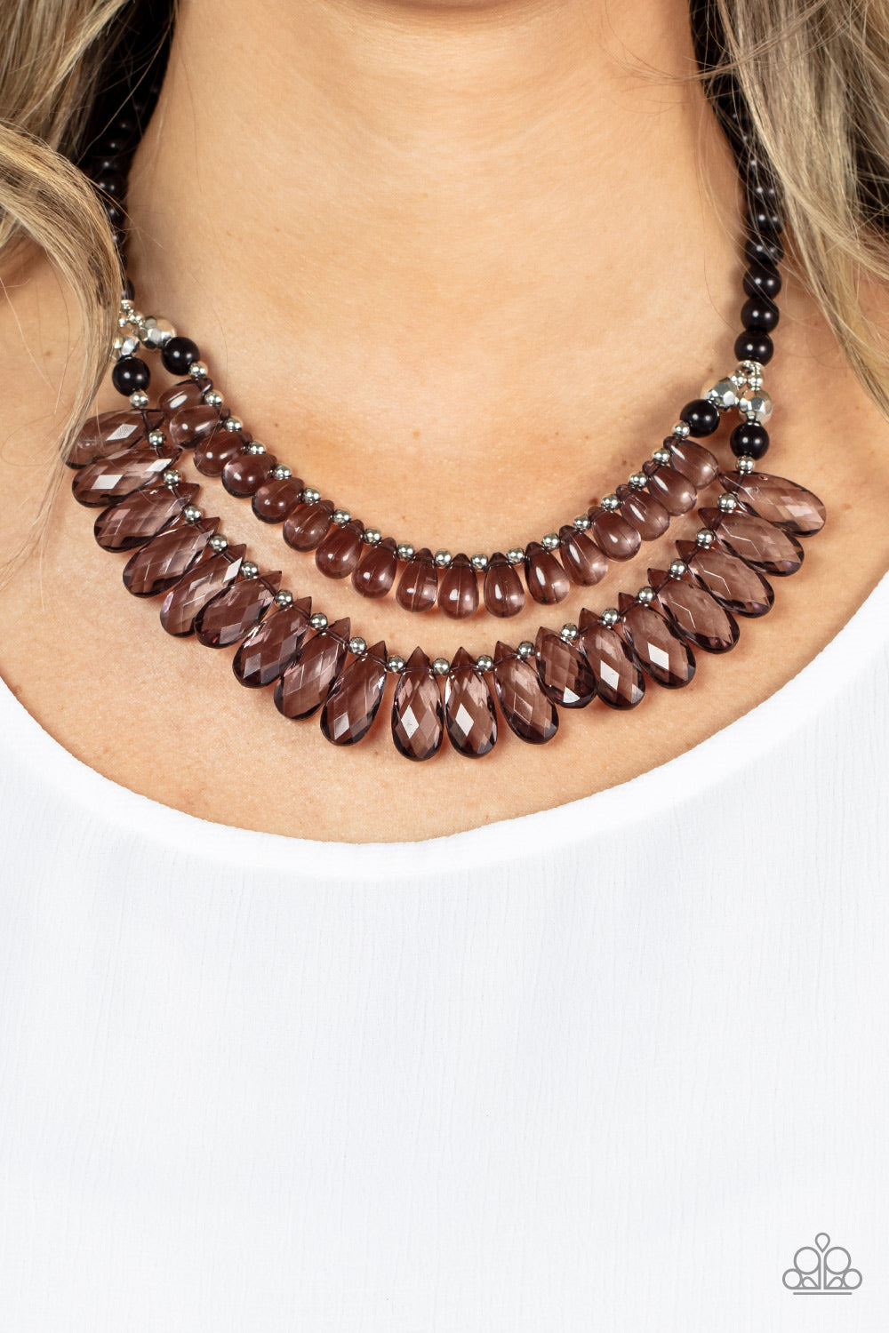 Paparazzi Accessories; All Across the GLOBETROTTER - Black Necklace