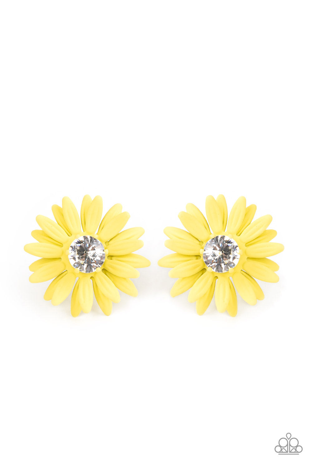 Paparazzi Accessories: Sunshiny DAIS-y - Yellow Earring