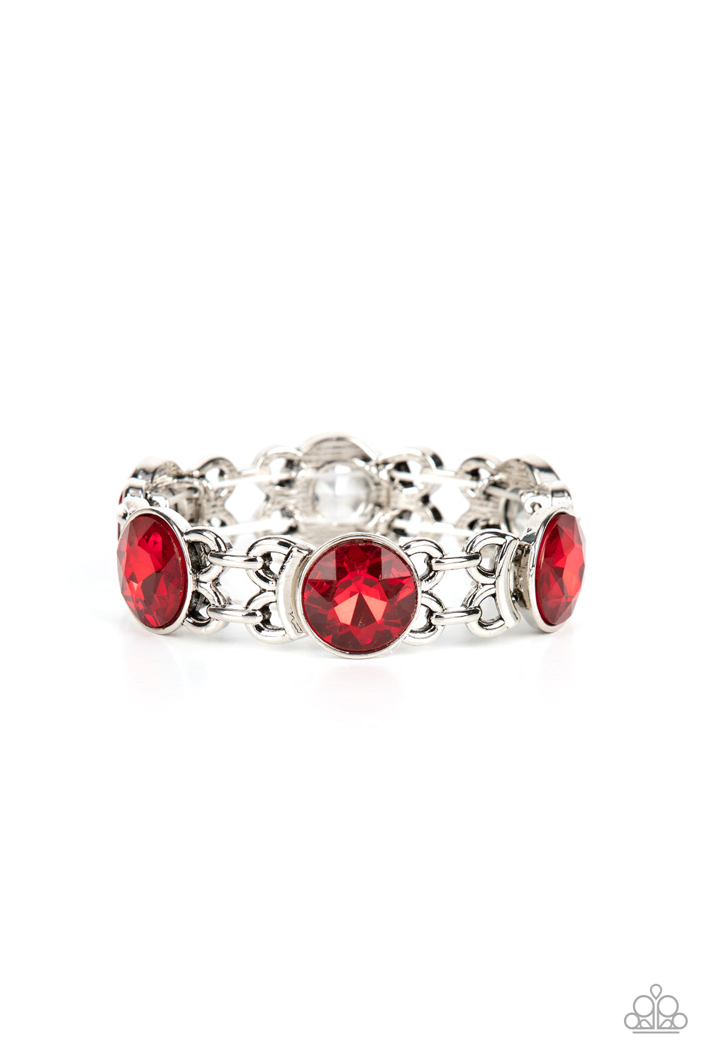 Paparazzi Accessories: Devoted to Drama - Red Bracelet