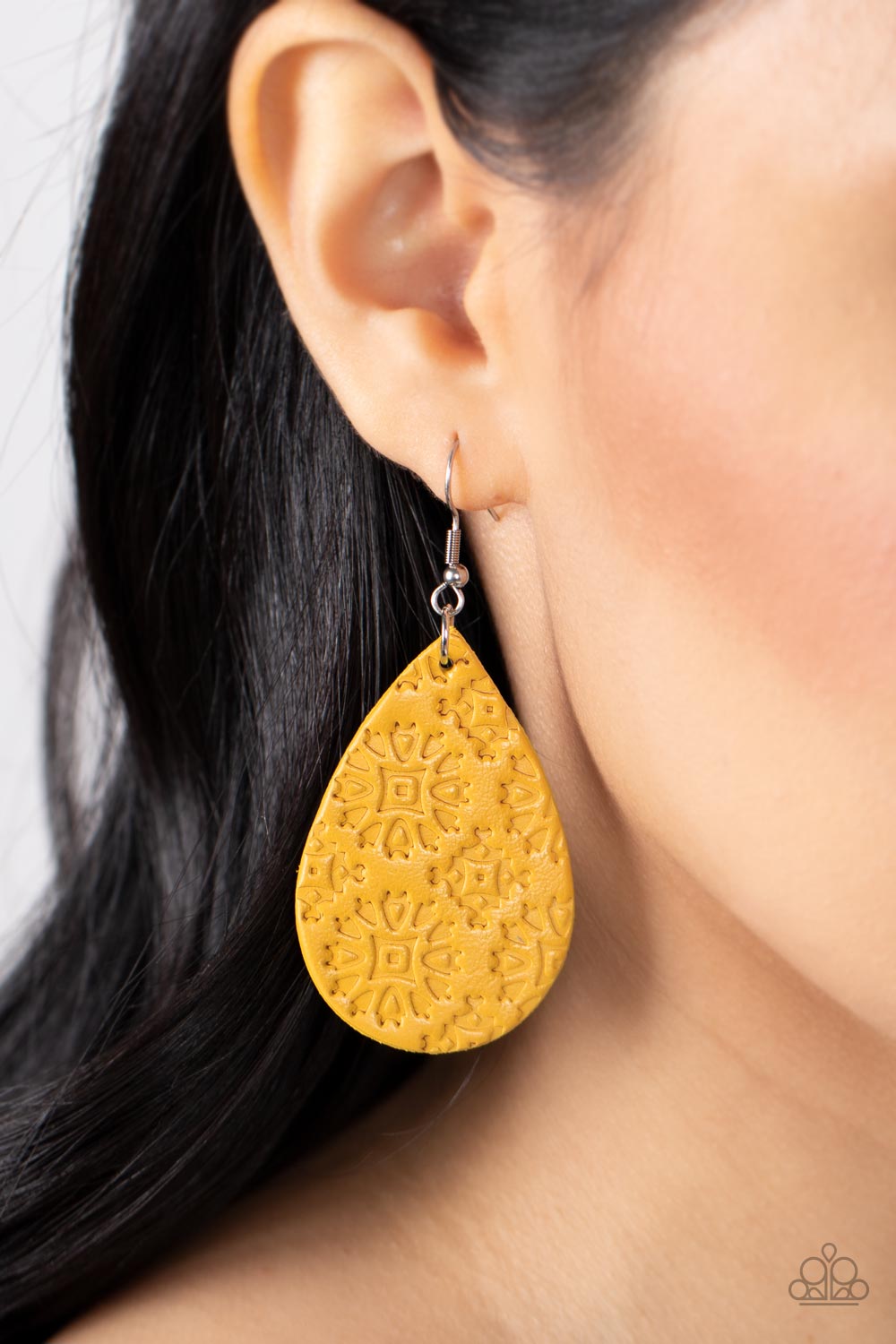 Paparazzi Accessories: Stylishly Subtropical - Yellow Earring