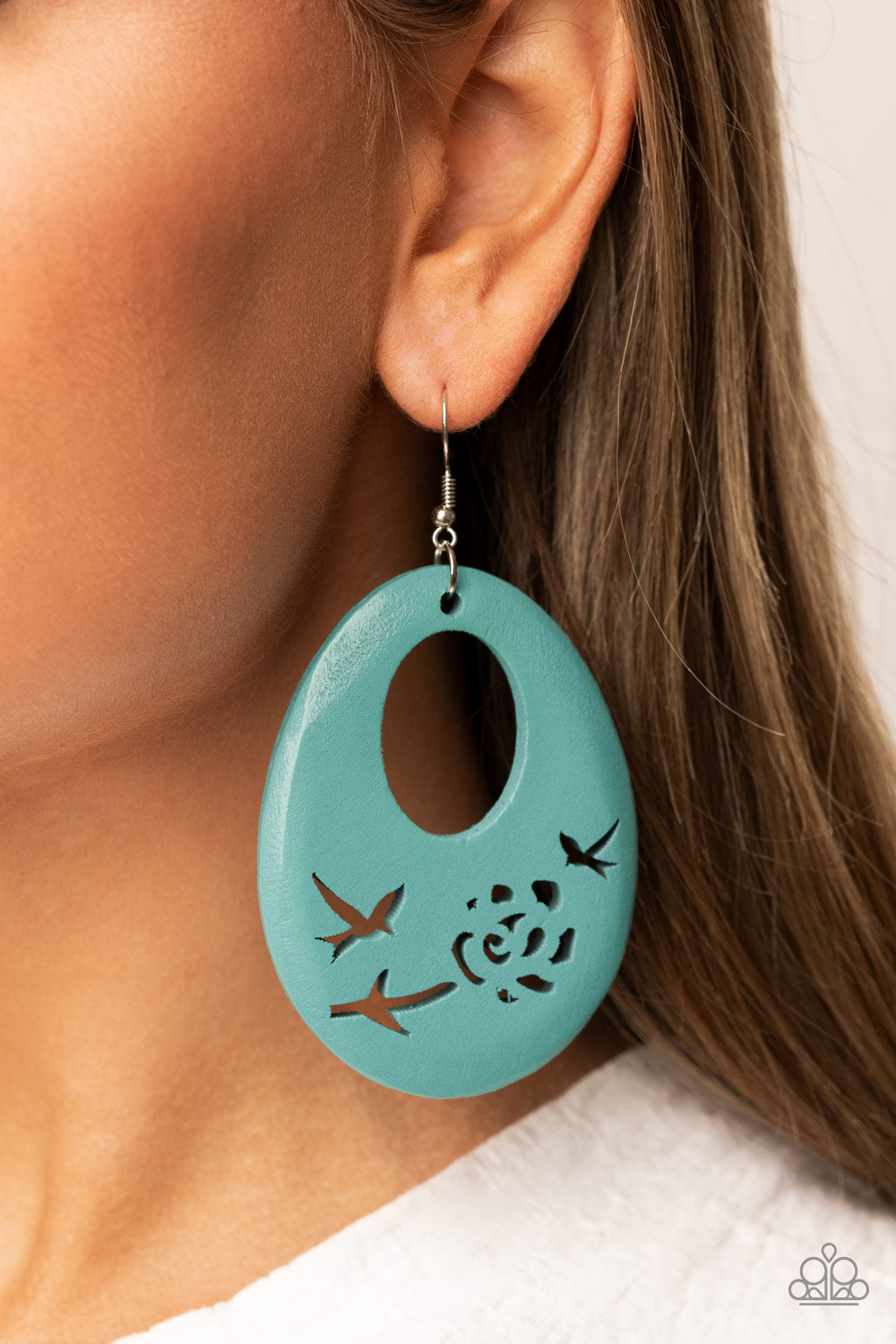 Paparazzi Accessories: Home TWEET Home - Blue Earring