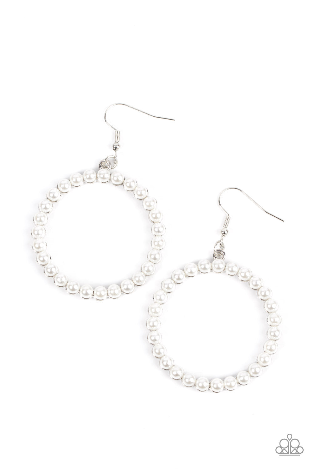 Paparazzi Accessories: Can I Get A Hallelujah - White Earring