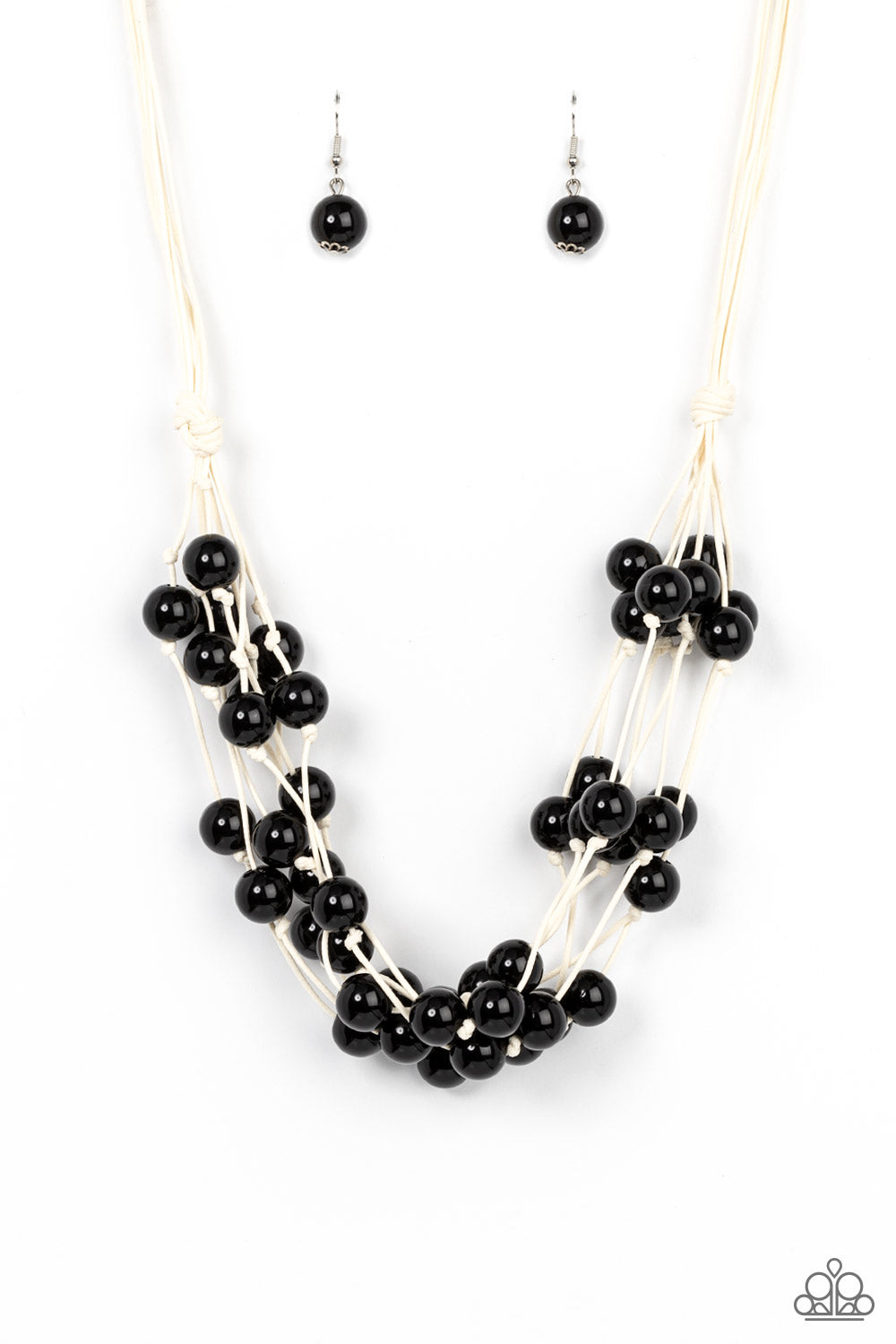 Paparazzi Accessories: Yacht Catch - Black Necklace