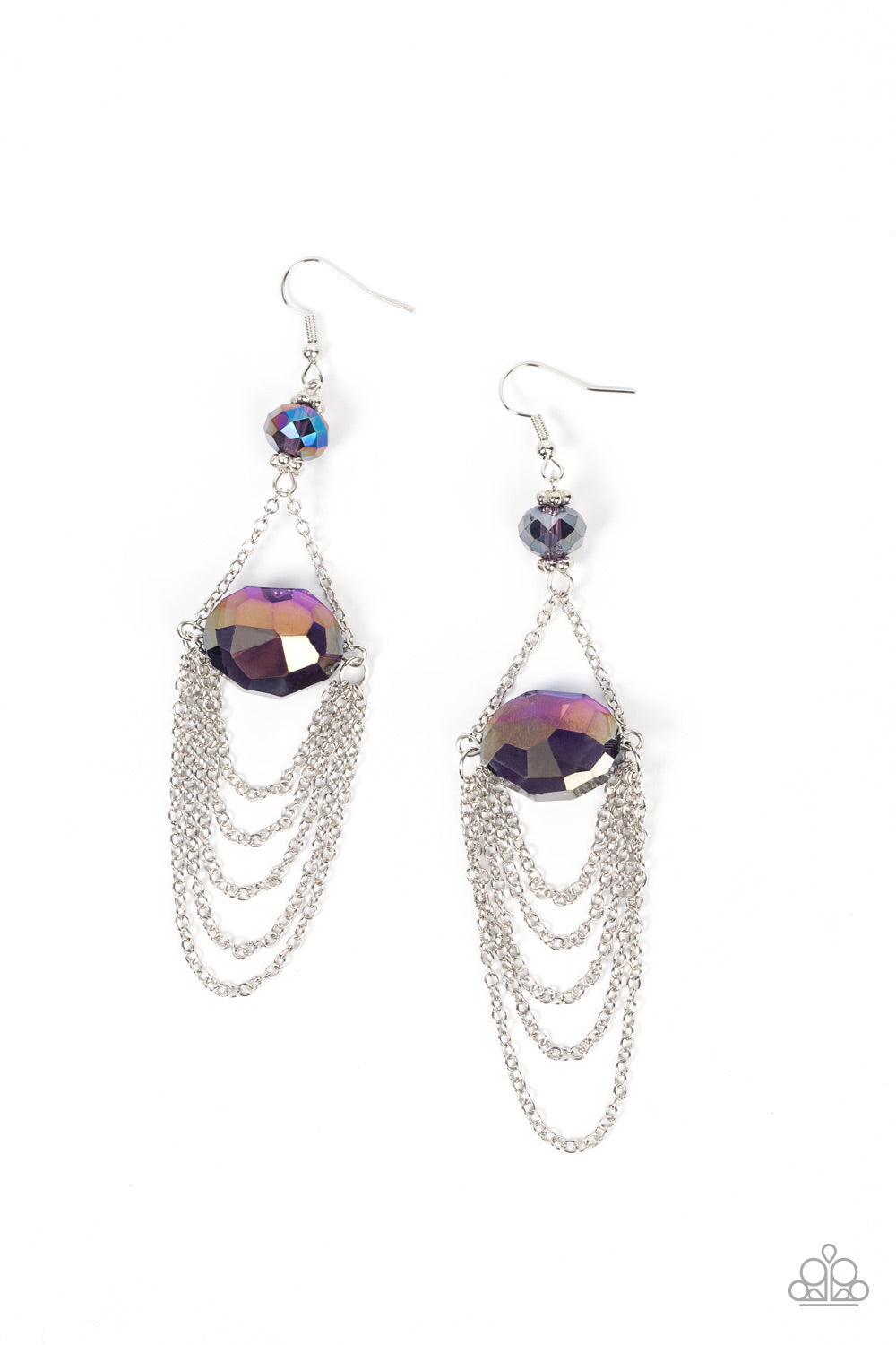 Paparazzi Accessories: Ethereally Extravagant - Purple Earring