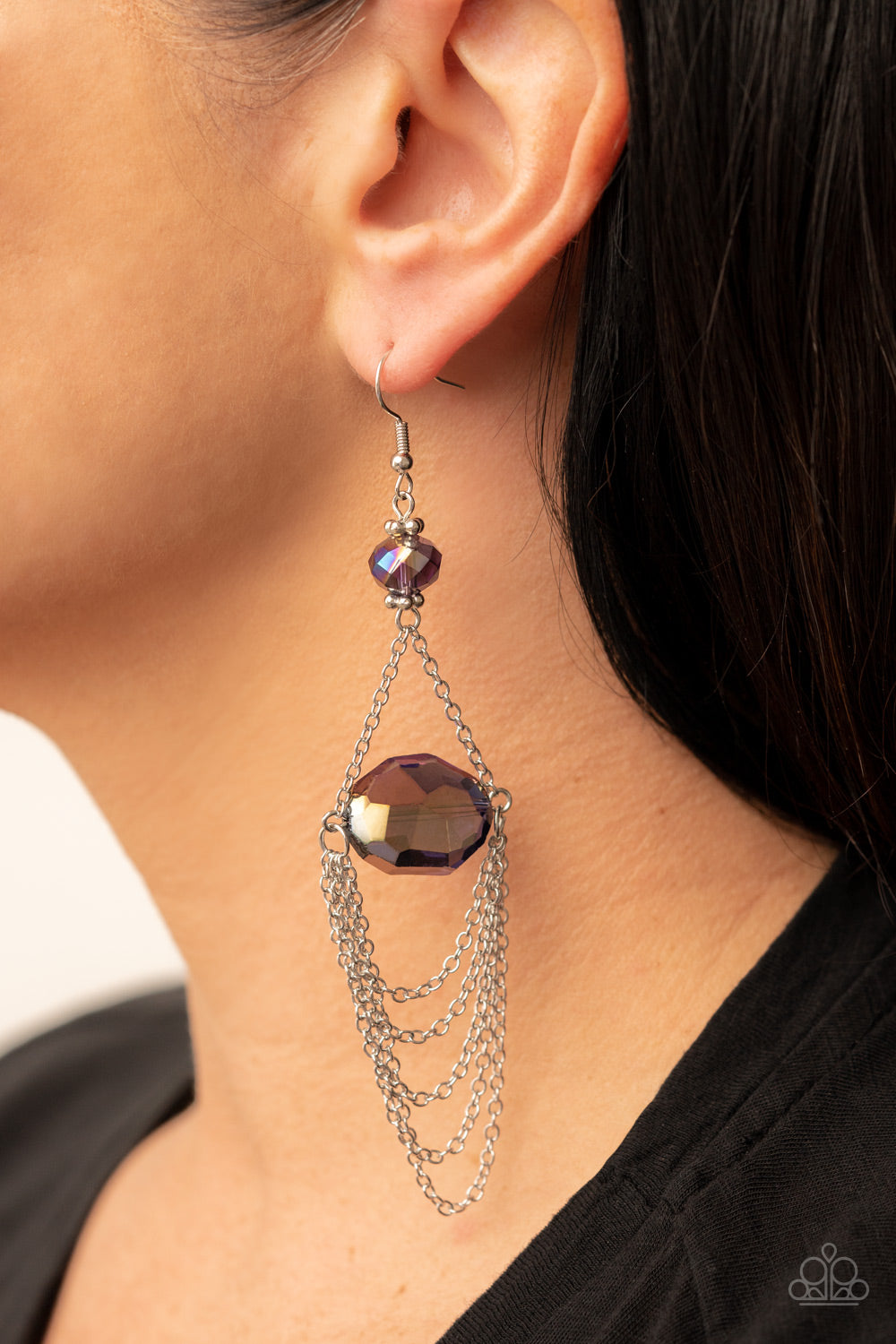 Paparazzi Accessories: Ethereally Extravagant - Purple Earring