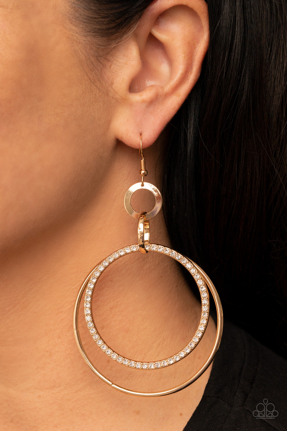 Paparazzi Accessories: Haute Hysteria - Gold Earring