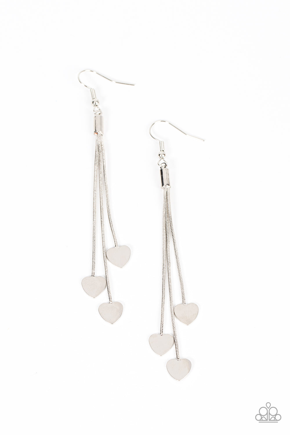 Paparazzi Accessories: Higher Love - Silver Earring