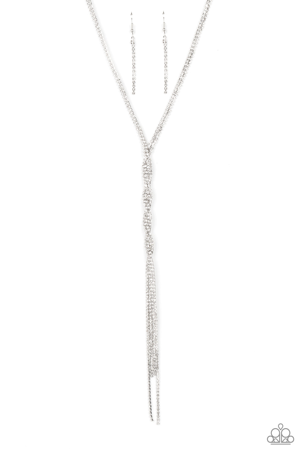 Paparazzi Accessories: Impressively Icy - White Necklace