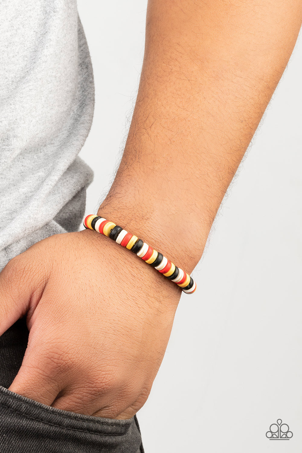 Paparazzi Accessories: Rural Rocker - Red Bracelet