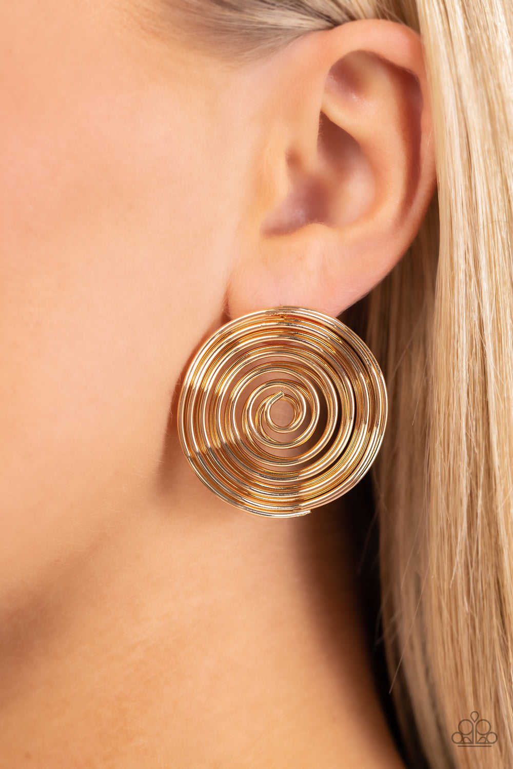 Paparazzi Accessories: COIL Over - Gold Earring